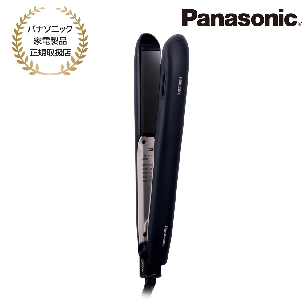 Panasonic [EH-HS9J-K] ストレートアイロン ナノケア(黒)